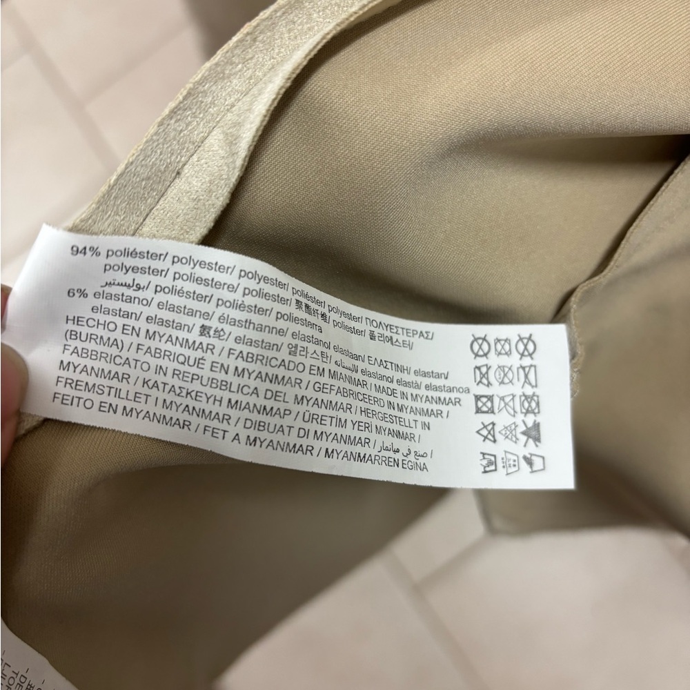 Pull&Bear Tan Trench Coat Classic Tailored Design - Picture 6 of 7